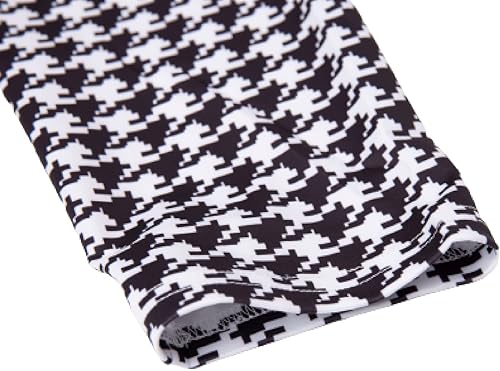 Miniatura 5 de Camiseta de manga larga para hombre con cuello alto y cuello alto a cuadros diseño de pata de gallo