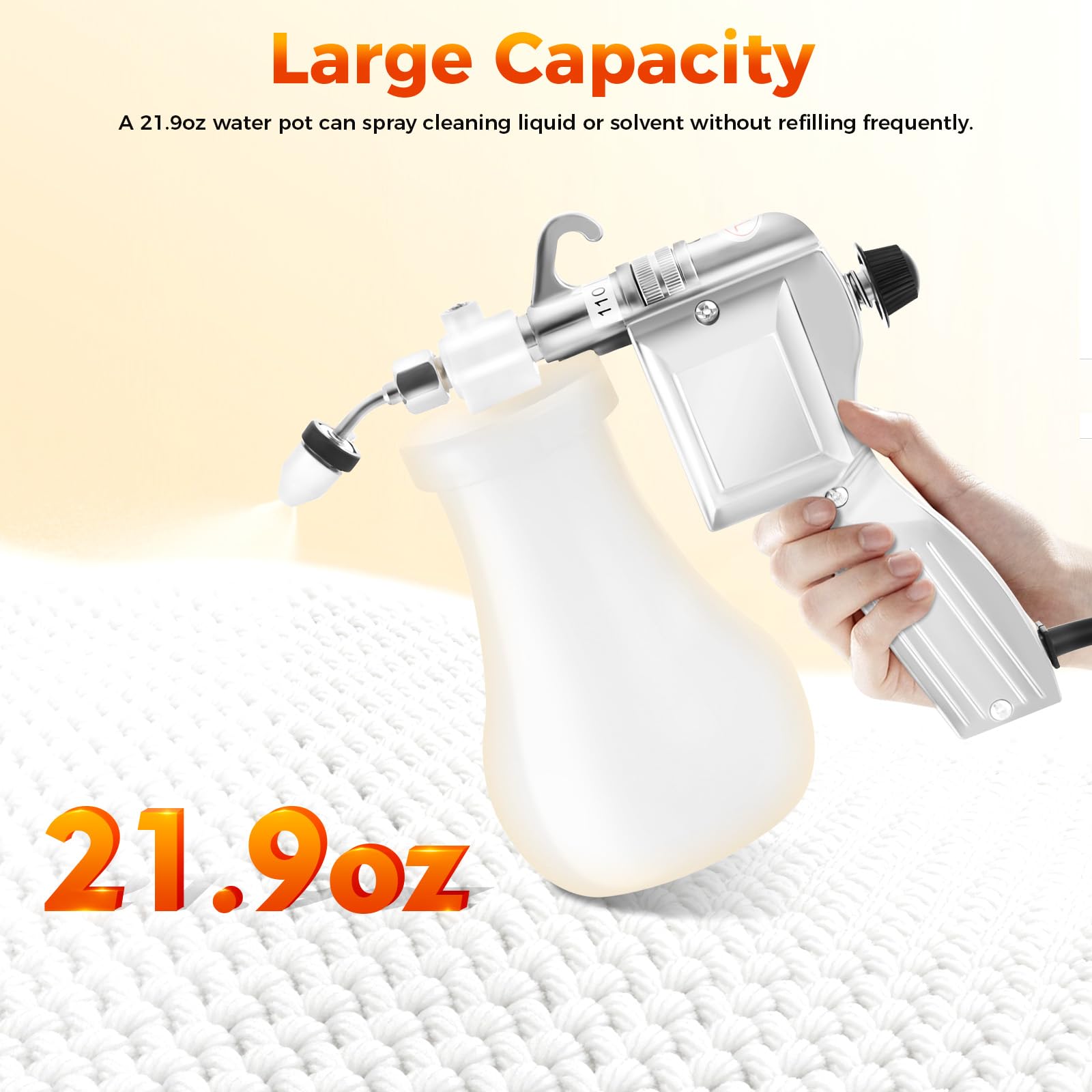 Pyroarle Textile Spot Cleaning Spray Gun, Spot Blaster Efficient Silk Screen Ink Removal Screen Printers Cleaning Crystals and Rocks Textile Spot Gun Textile Watering