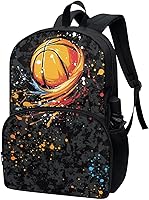 Vista 194 de American Flag Fire Galaxy Pattern Kids Backpack for Boys Girls Elementary Students Bookbag Middle School Bag Lightweight Children Travel Bag