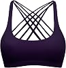 Sports Bra, Yoga Bra, Fitness Bra, Bustier, Stretch Sports Bra, Strong Light Hold with X-Back for Running Bra, Smooth and Airy, for Women