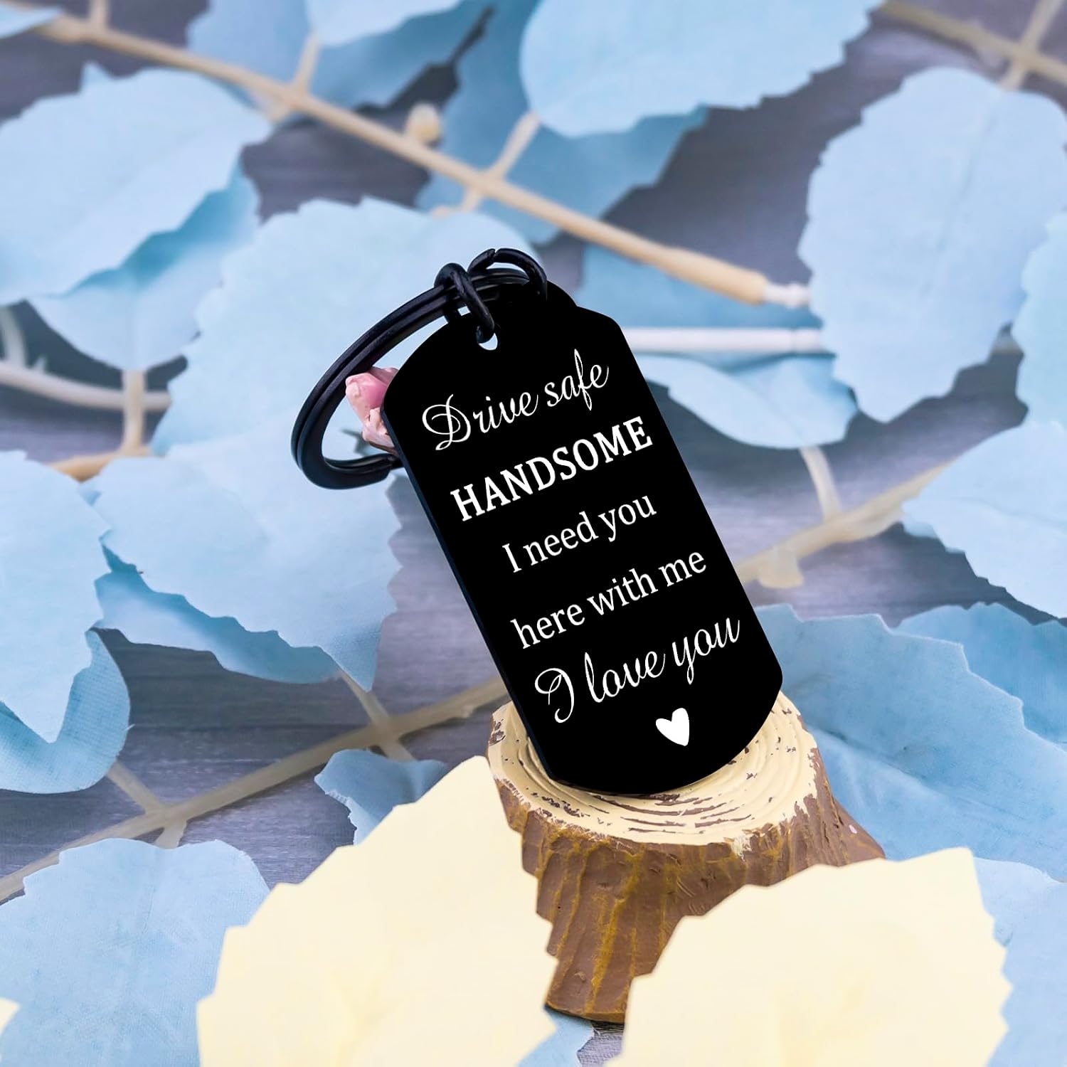 Drive Safe Keychain Cool Gifts for Men Husband Boyfriend image 4