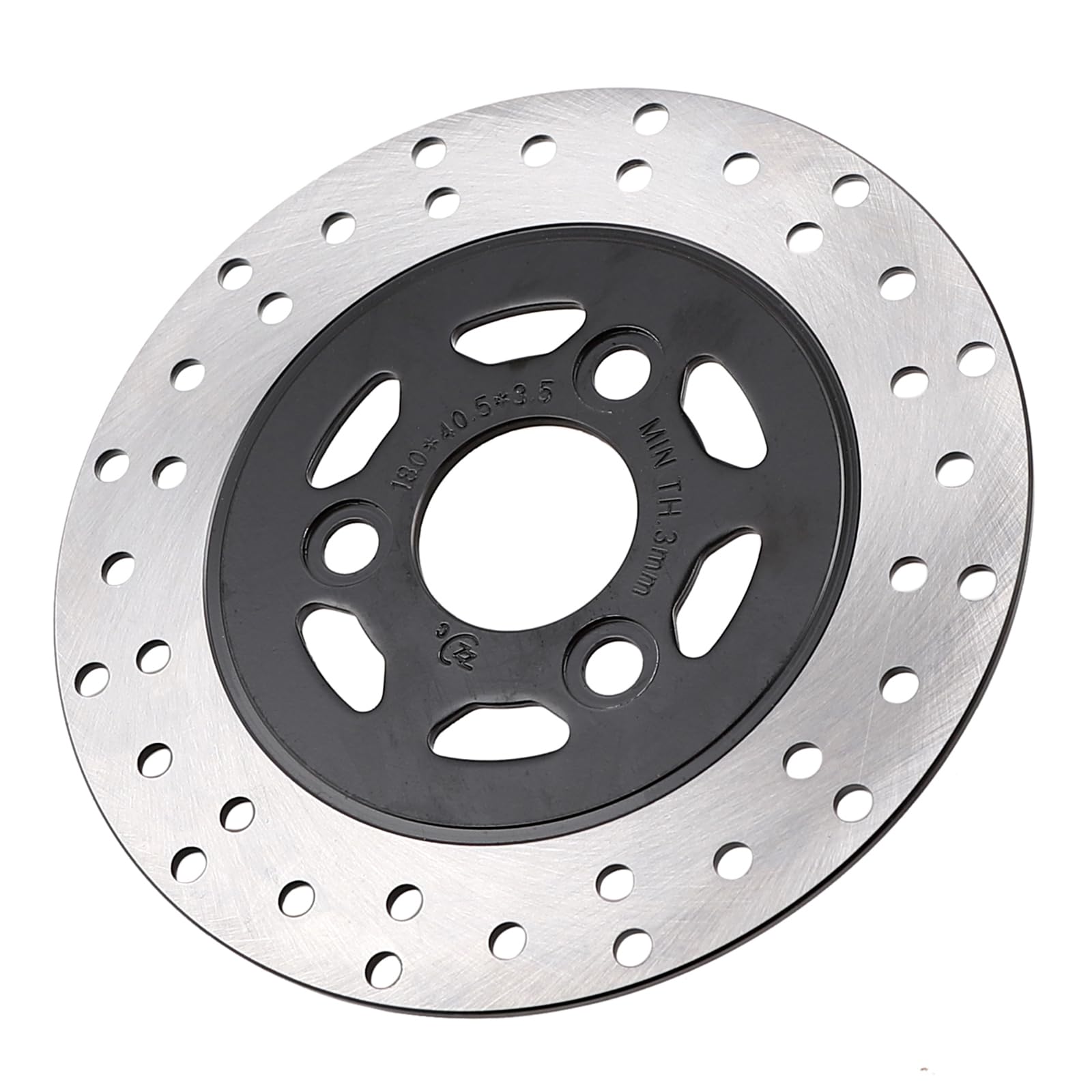 Mokuo Motorcycle Front Brake Rotor in Metal Material Compatible with Chinese GY6 Scooter Mopeds Taotao ATM50,180-40-3.5MM