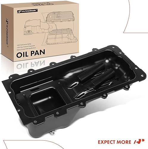 Miniatura 8 de A-Premium Cárter de aceite de motor con tapón de drenaje compatible con Ford F-150 F150 1997-2003, F-250 F250 1997-1999, F-150 Heritage 2004,