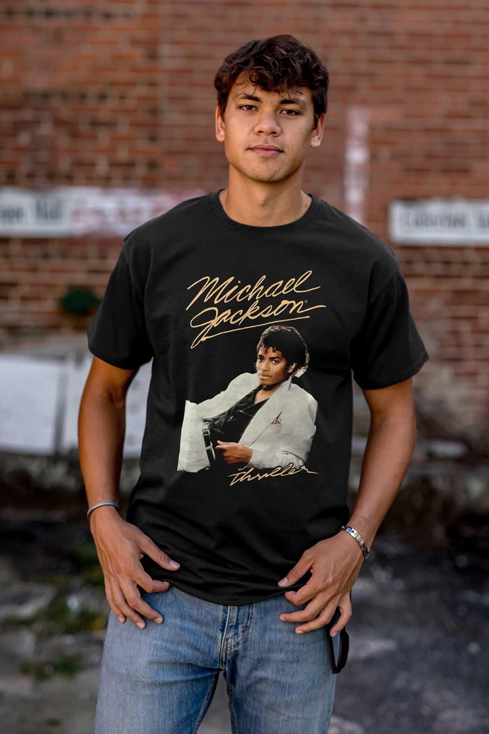 Michael Jackson MJ Thriller Album Graphic T Shirt Men or Women