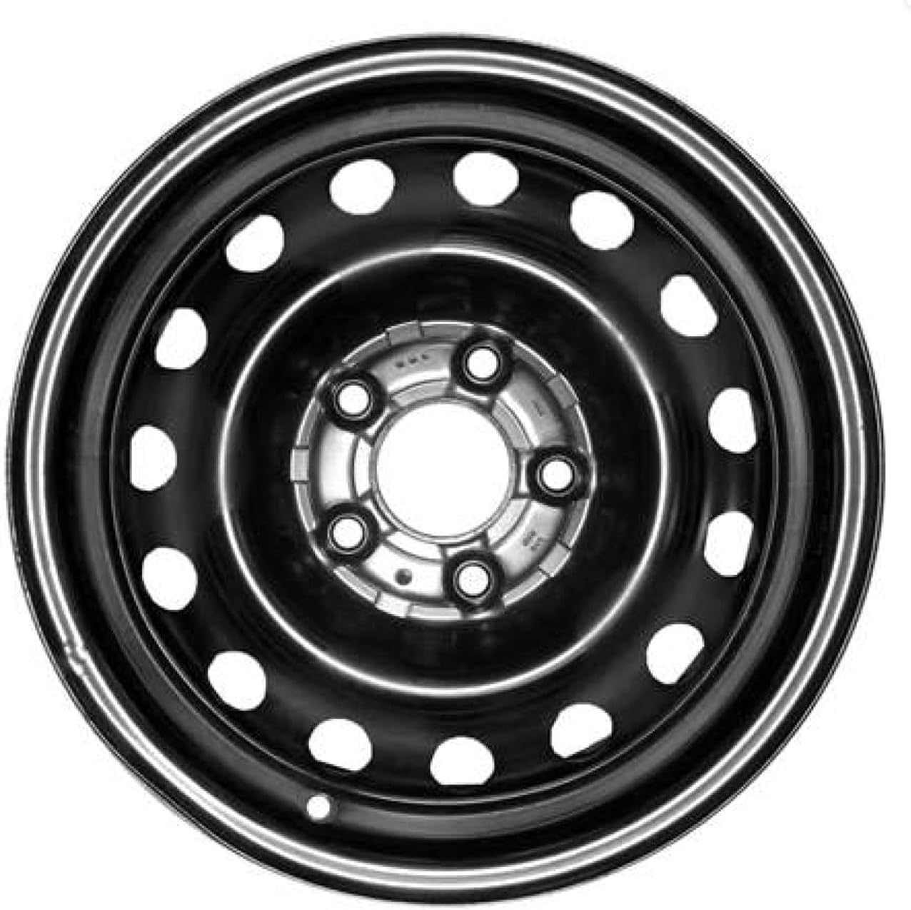 15x6" Reconditioned Genuine Factory OEM Black Steel Wheel Rim for KIA Forte 2017 2018 | 74742