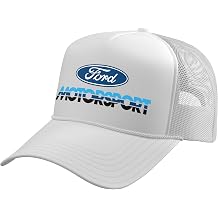 Ford Motorsport 3-Color Logo Trucker Hat with Adjustable Mesh Back