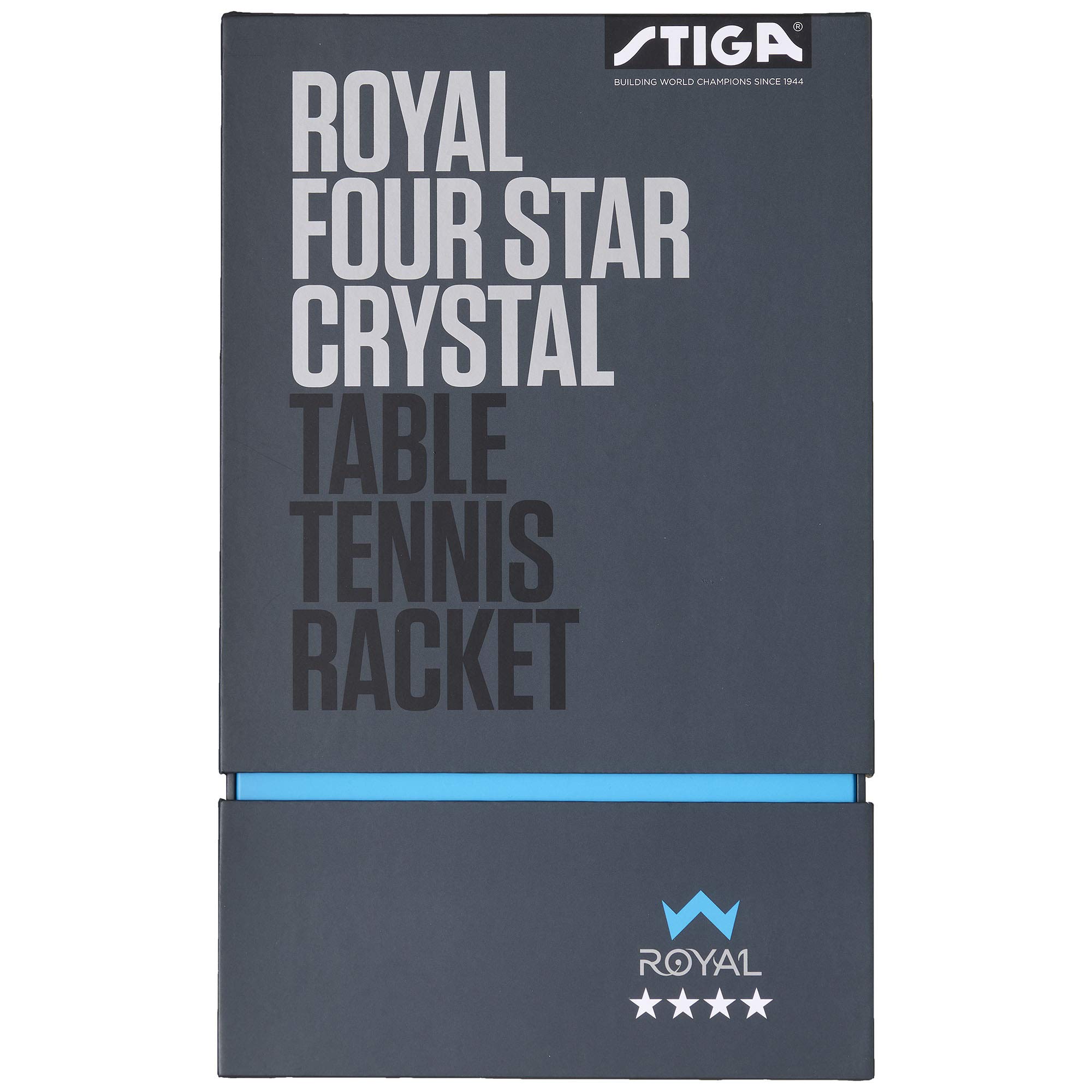 STIGA Royal WRB Table Tennis Racket - 3-Star ITTF Approved, Offensive Paddle with WRB System, 5-Ply Blade, 2.0mm Sponge, Enhanced Speed, Control, and Spin for Skill Development and Game Improvement