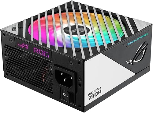 Miniatura 10 de ASUS ROG Loki SFX-L 750W Platinum Fuente de alimentación totalmente modular, 80+ Platino, certificado Lambda A, ventilador PWM ARGB de 4.724 in,
