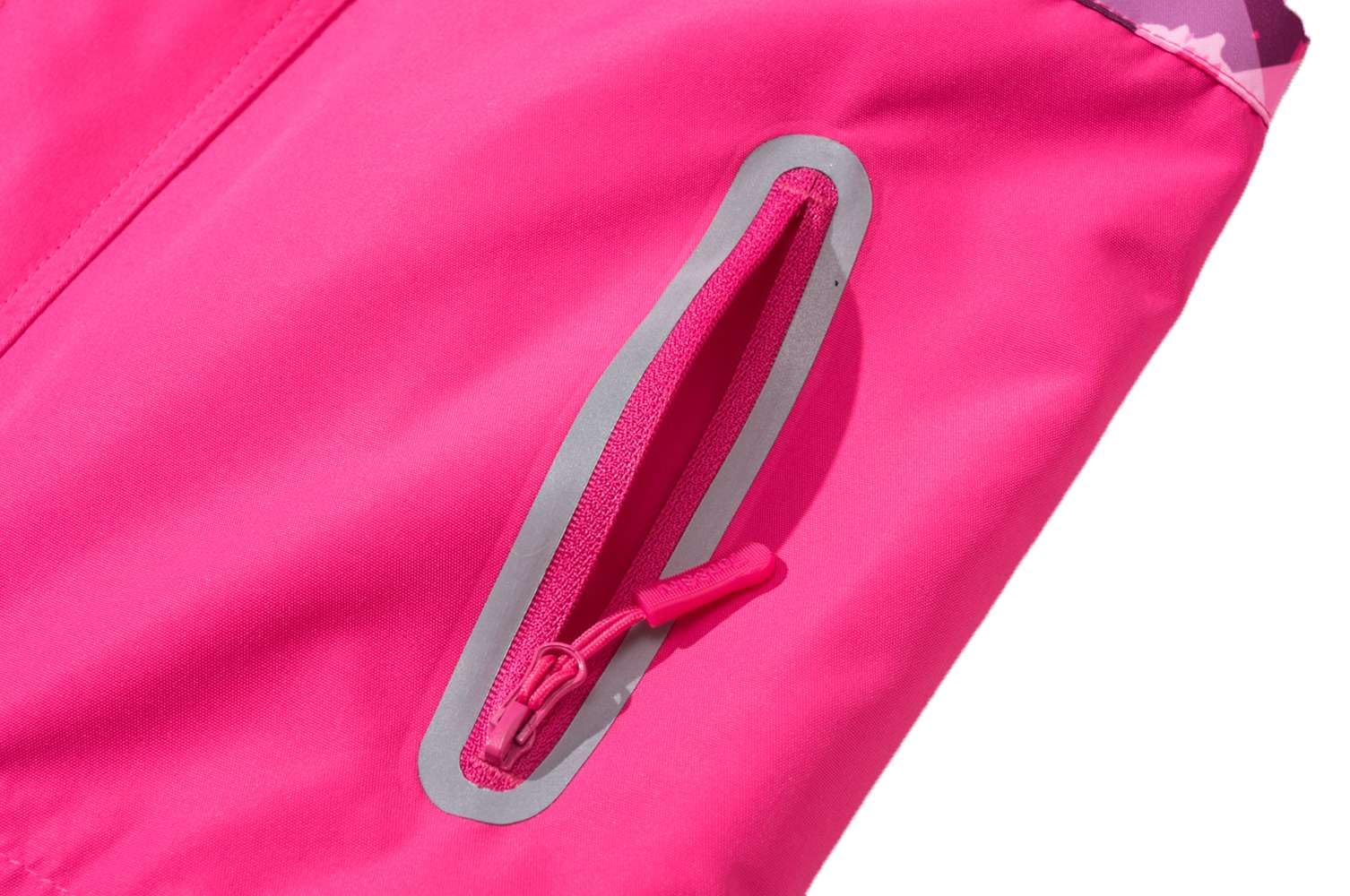 Echinodon Kinder Gefütterte Jacke Jungen Outdoorjacke wasserabweisend winddicht Übergangsjacke