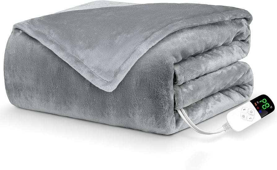 Amazon.co.jp : Aliliy 電気毛布 掛け敷き兼用 洗える【188x130cm 自動