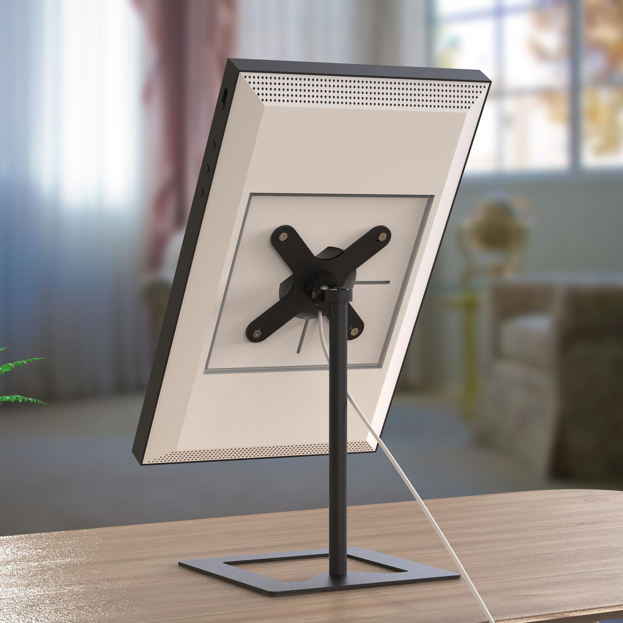Niubuy In hoogte verstelbare monitorstandaard, ergonomische