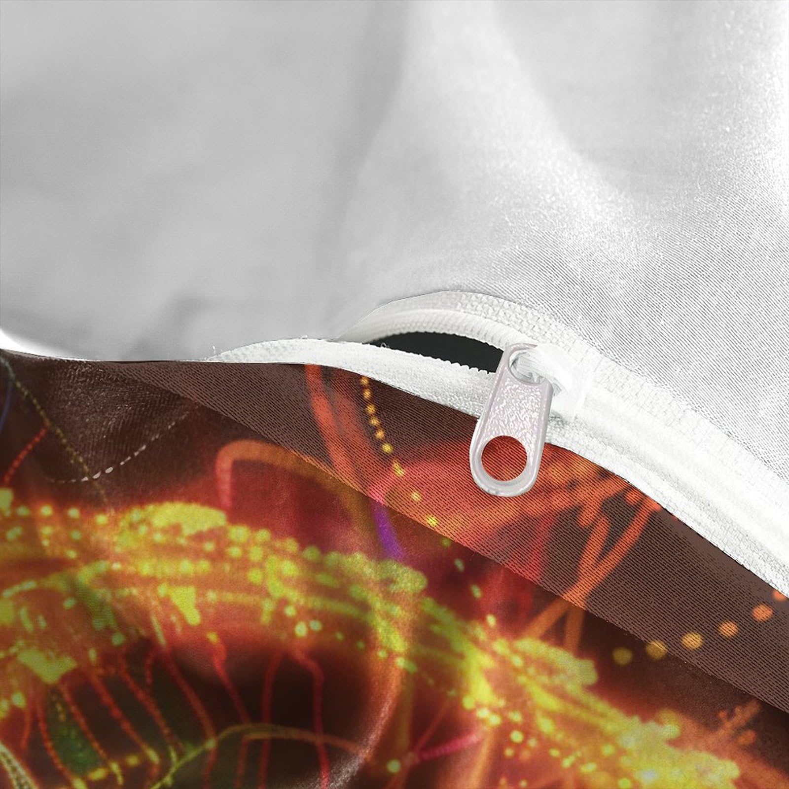 Stampato in 3D Loong cinese Copertina Stampata Microfibra Disegnata Biancheria Da Letto Con Chiusura A Cerniera Con 2 Federe,Double（200x200cm）, Per Ragazzi Adulti