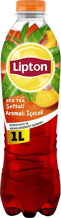 Lipton Ice Tea Şeftali Aromalı Soğuk Çay Pet 4 x 1 L