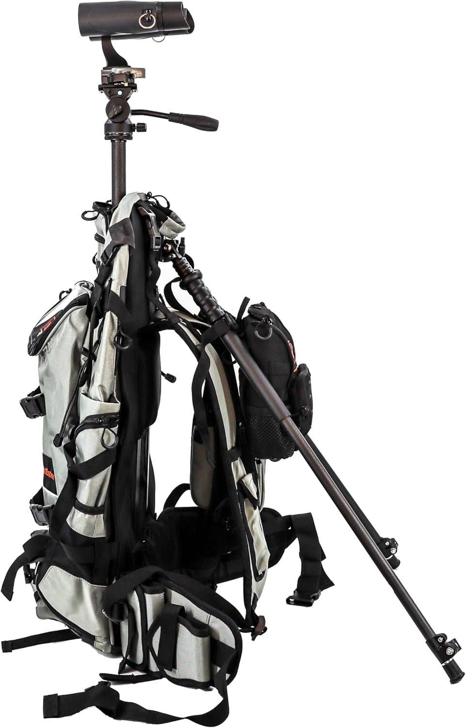 Premium Hunting Backpack with Bipod, Tripod, Binocular case, Trekking poles. and Meat-shelf Designed by Hunters for Hunters in the Rocky Mountains of Utah.