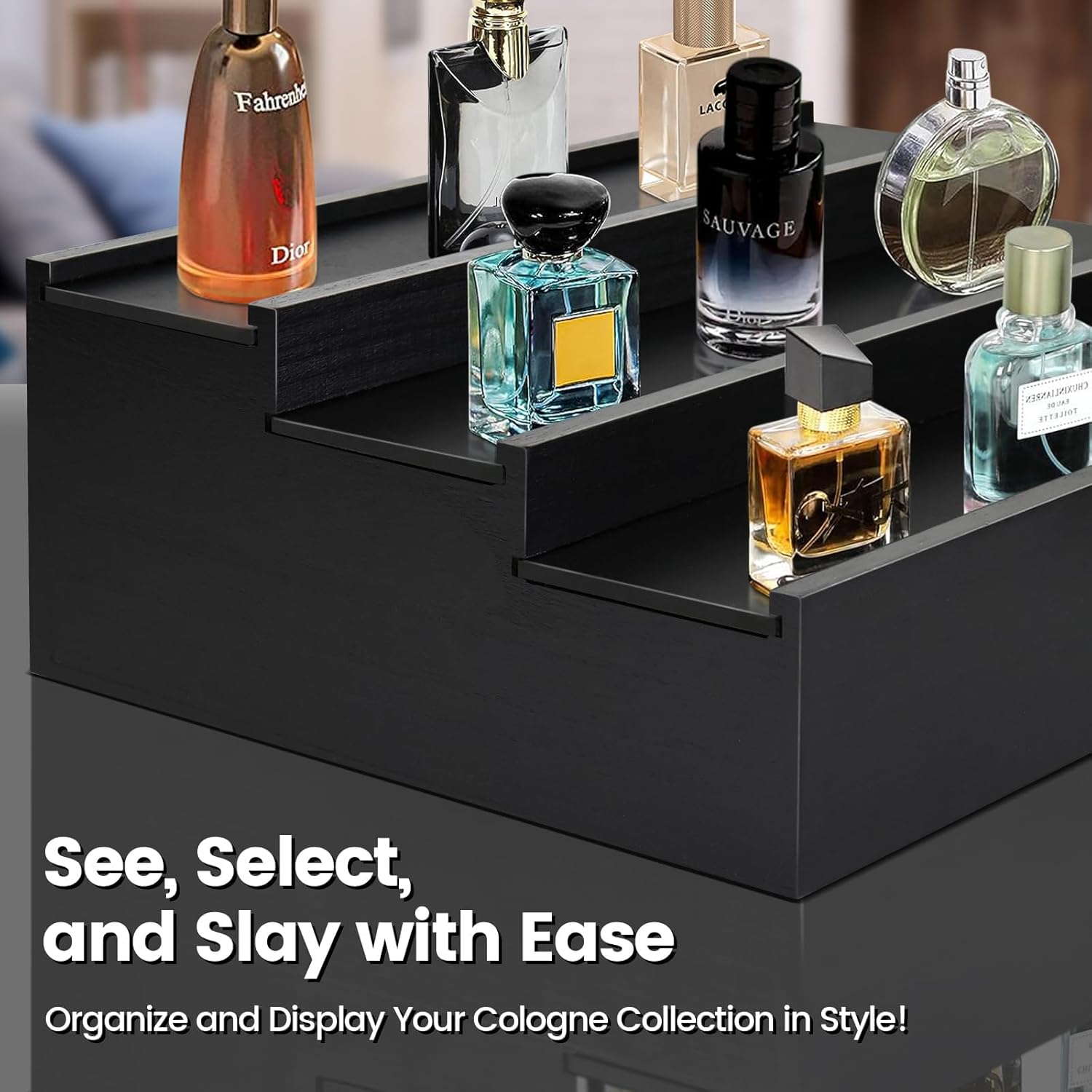 Wooden Cologne Organizer for Men Tier Cologne Liberia Ubuy