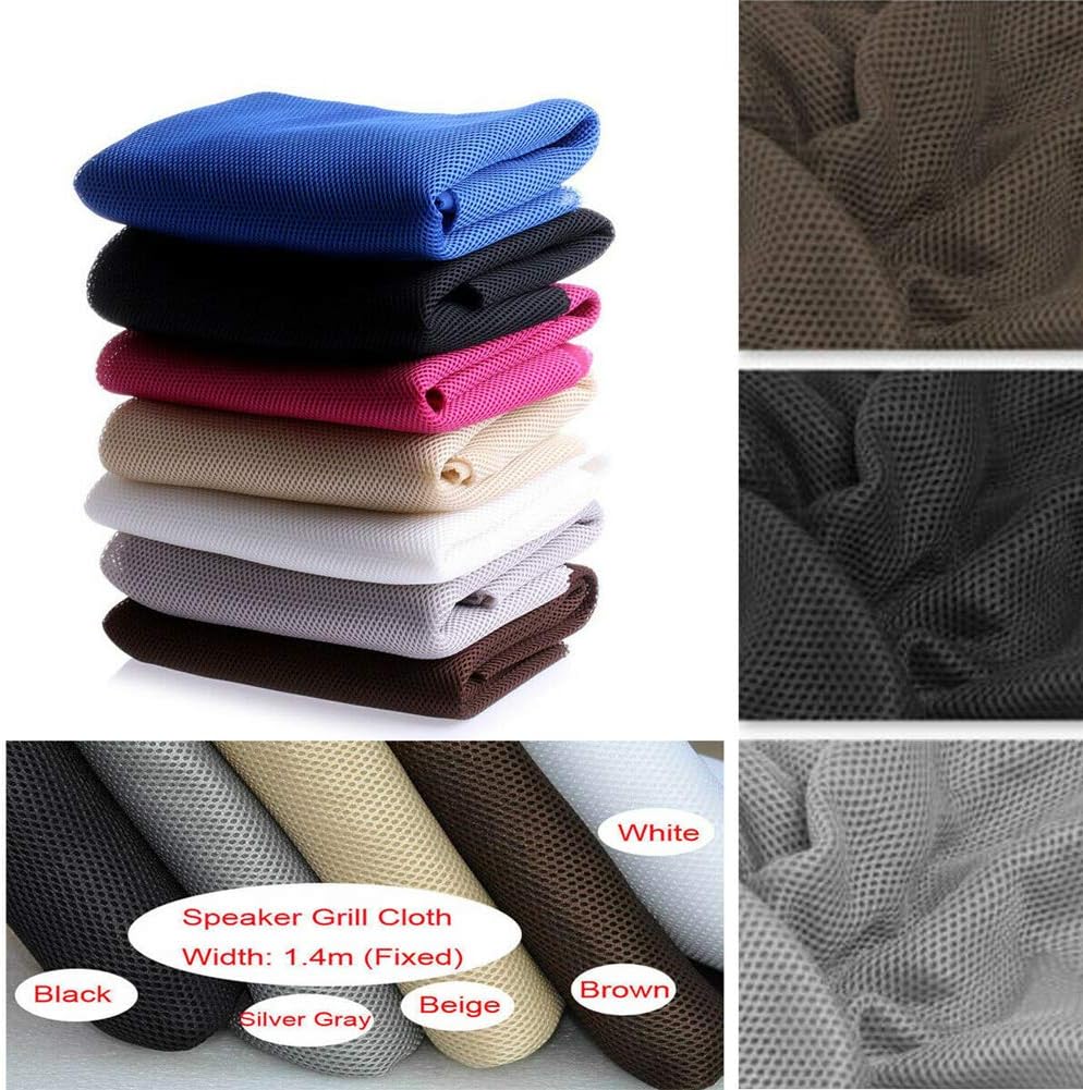 Amusingtao Speaker Mesh Cloth, 140 X 50cm Speaker Grill Cloth Stereo