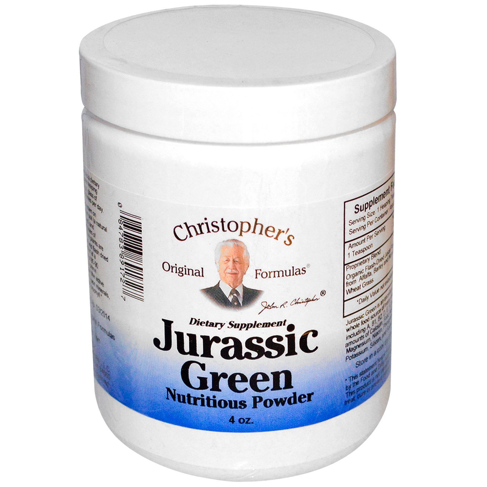Christopher's Jurassic Green Powder - 4 oz