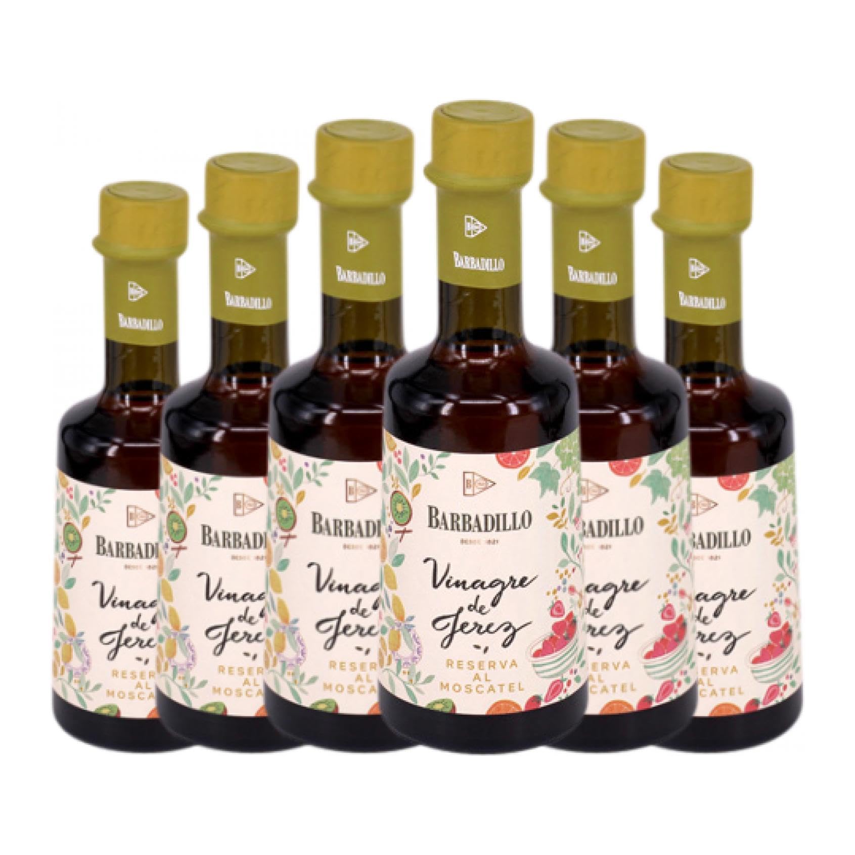 Vinagre Barbadillo Moscatel Botellín 25 cl (Caja de 6 Botellín de 25 cl)