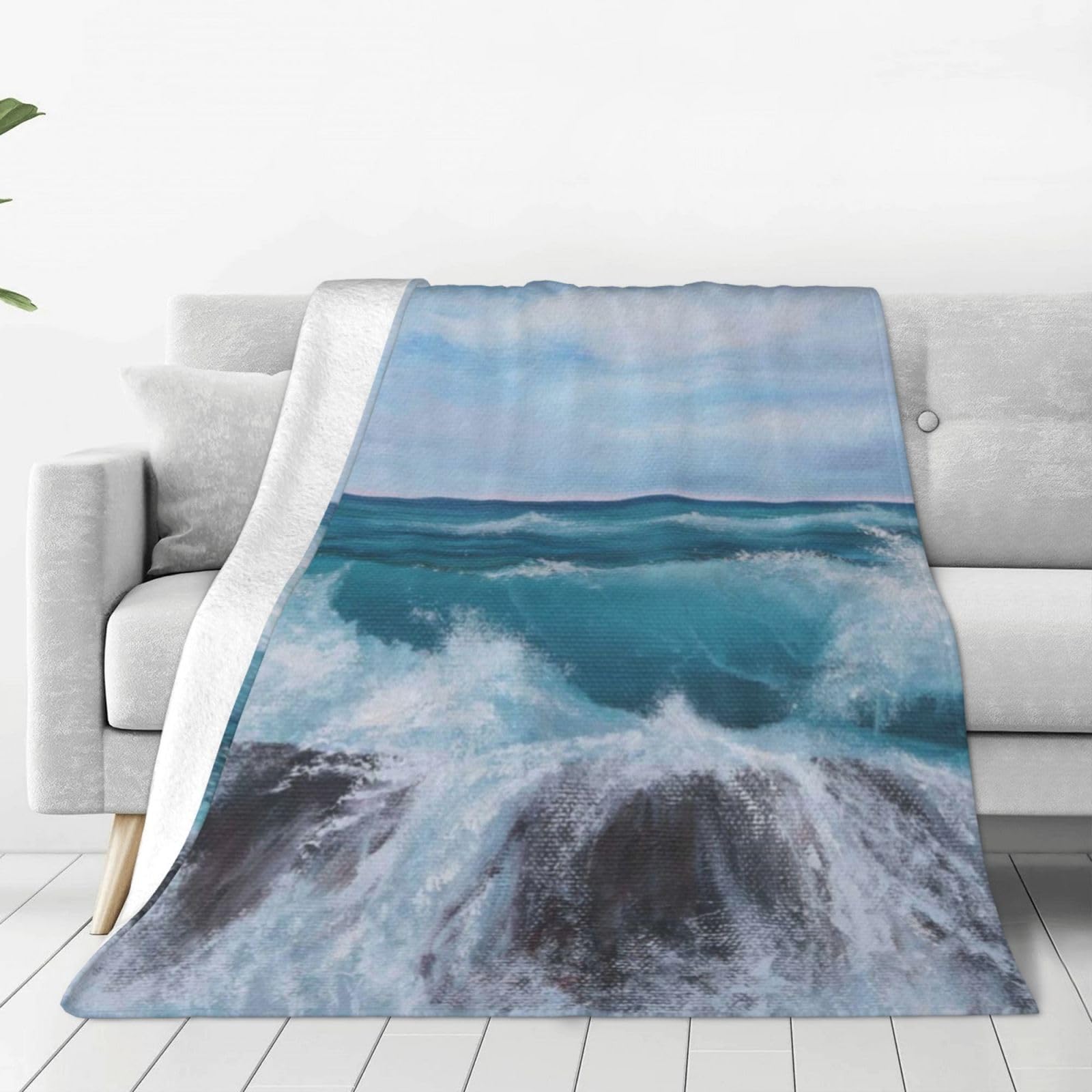 Couverture universelle en flanelle pour frissons lit et canapé