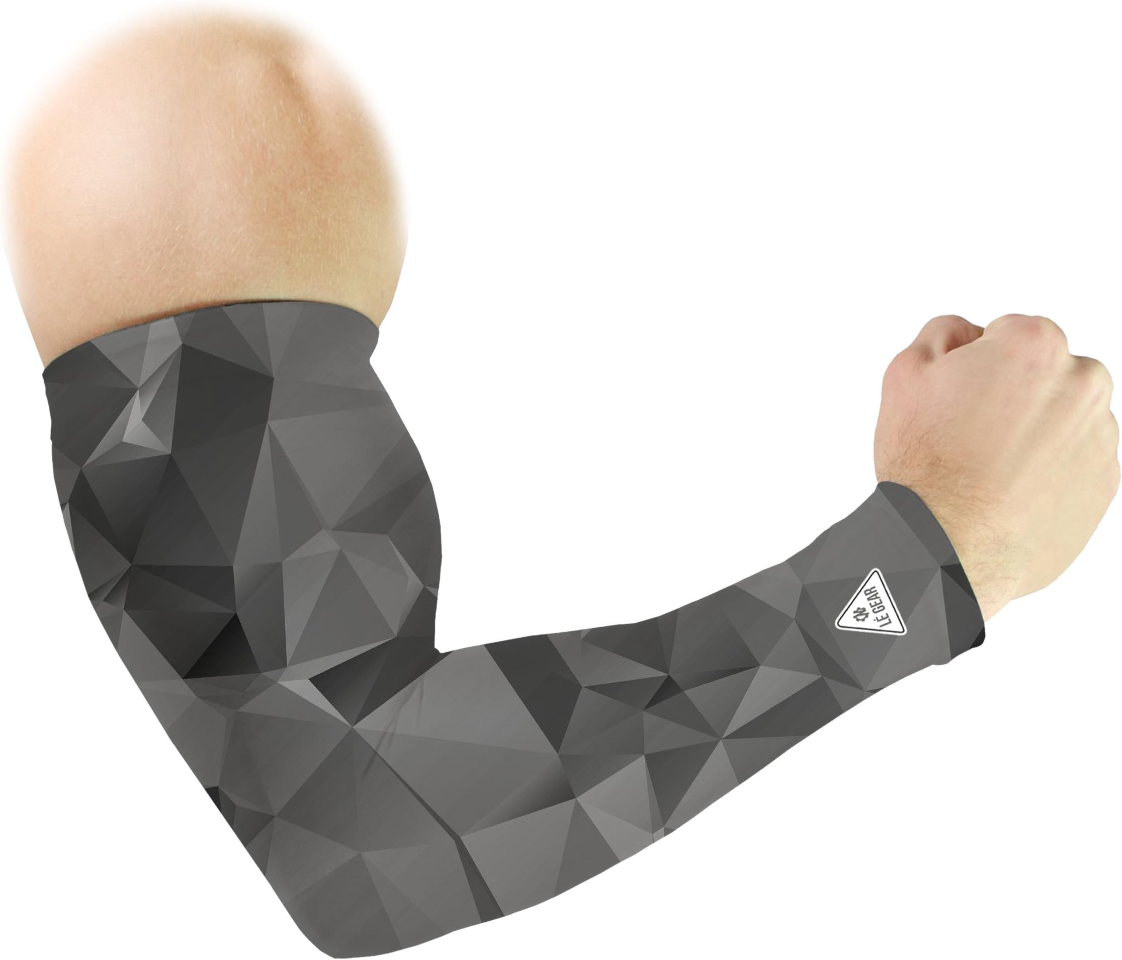 OG-004 Orgami Polygon Arm Sleeves (Grey, Free Size)