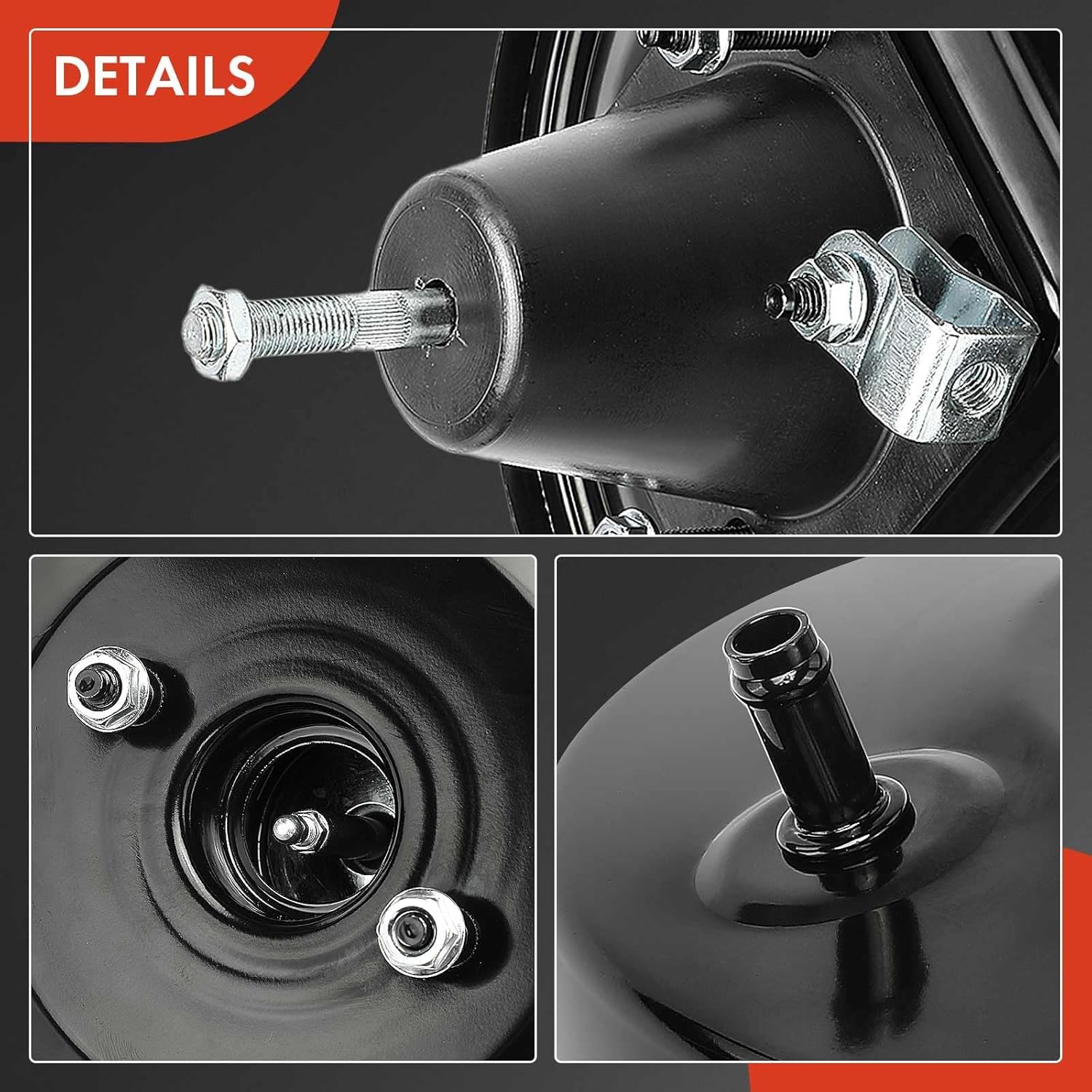 A-Premium Power Brake Booster Compatible with Kia Vehicle - Rio 2001 2002 2003 2004 2005 - Replace# 0K30C46800C