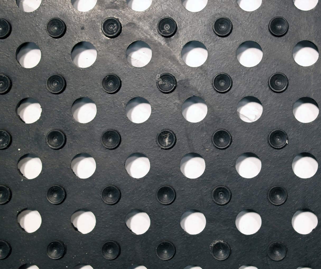 ID MAT CAILLEBOTIS CAOUTCHOUC Tapis, Matériel Synthétique, Noir, 90x150x1 cm