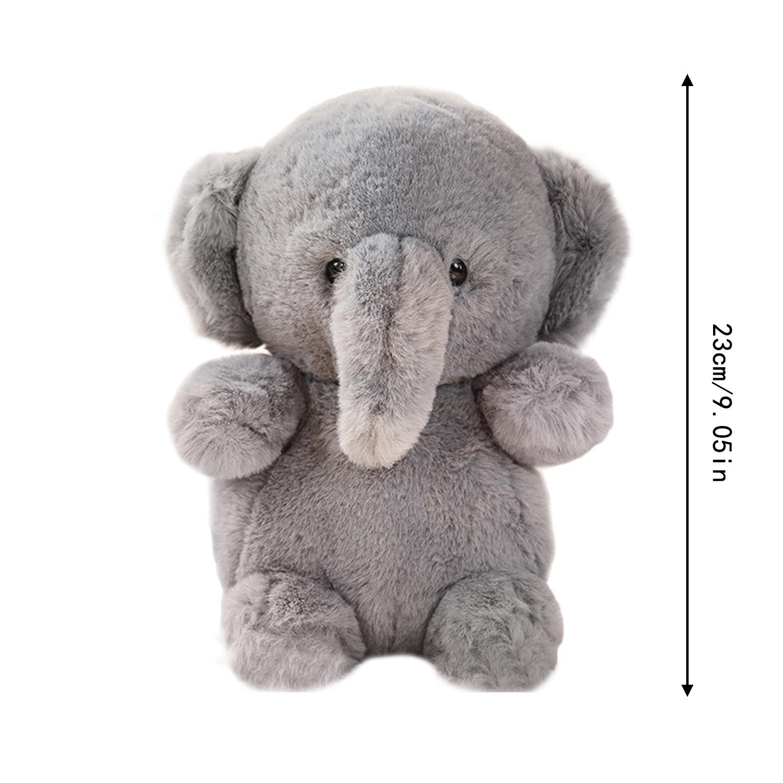 Amazon.co.jp: ゾウのぬいぐるみ,赤ちゃんのための象のおもちゃ | 灰色