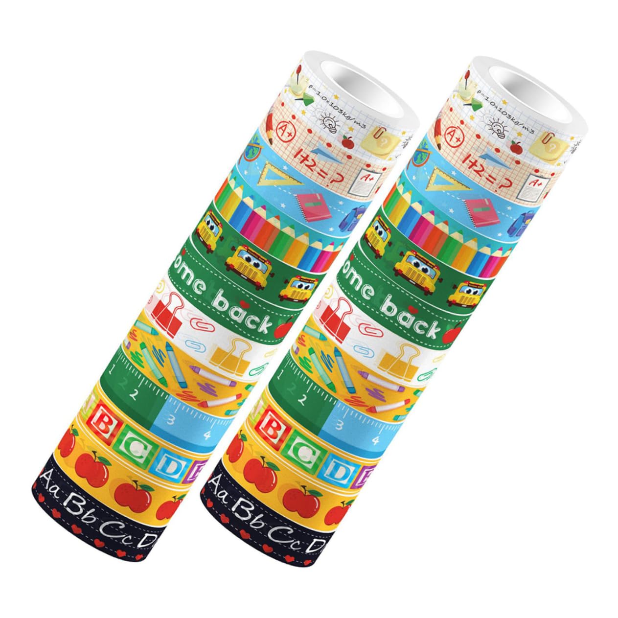 DOITOOL 5 Set Nastro Washi Adesivo Trasparente Per Scrapbooking Da Tapes Decorativi Per Fai Da Te Per Progetti Creativi E Decorazioni Senza Residui Colla 12 *5