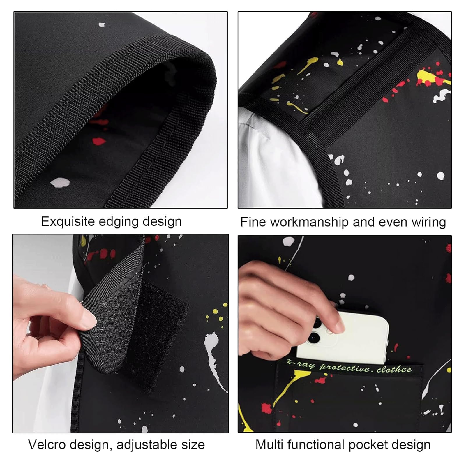Gilet di Piombo 0.35/0.5Mmpb Abito di Piombo Scudo a Raggi X Abbigliamento Protezione Gilet di Piombo Protezione dalle Radiazioni Grembiule di Piombo per Laboratori Case di Cura
