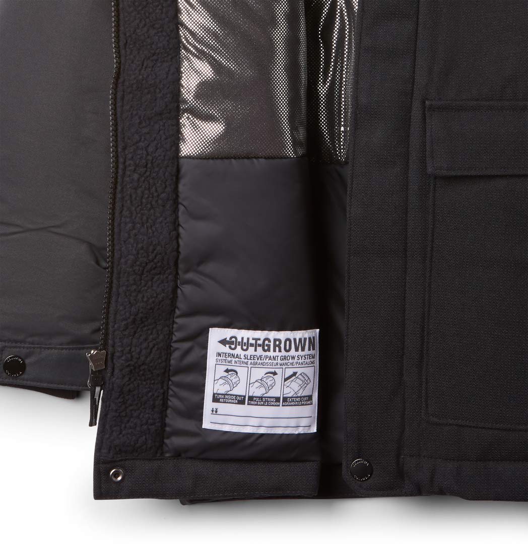 Columbia Youth Boundary Bay Parka de plumas para niño