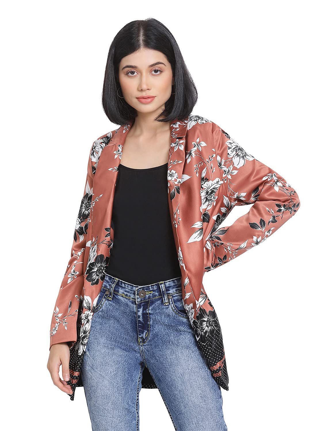 Floral Bliss Women's Blazer Jacket