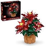 Botanicals Poinsettia Building Set - Artificial Flower Decorations & Centerpieces for Table, Adults Ages 18+ - 10370