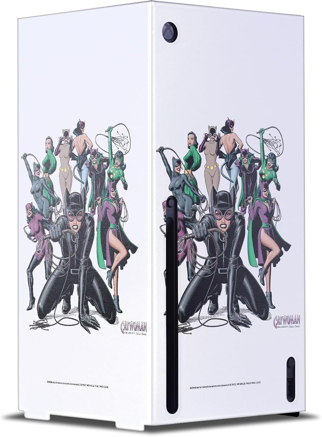 Head Case Designs Officially Licensed Batman DC Comics Catwoman Logos and Comic Book Game Console Wrap Case Cover Compatible with Xbox Series X