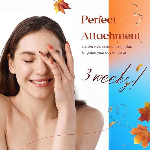 Miniatura 7 de Beetles - Kit de 6 esmaltes de uñas de gel, colección Caramel, esmalte de gel de primavera, color borgoña, rojo y marrón, gel de uñas semipermanete,