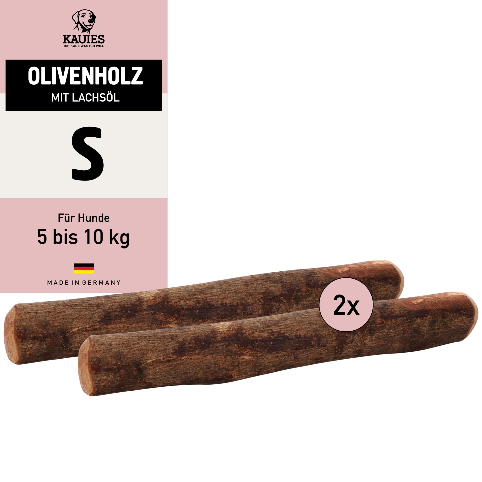 Kauies Hirschgeweih für Hunde ganz - Monoprotein, 100% natürlich, zuckerfrei und kalorienarm - Made in Germany, nachhaltig und tierversuchsfrei - Größe XS