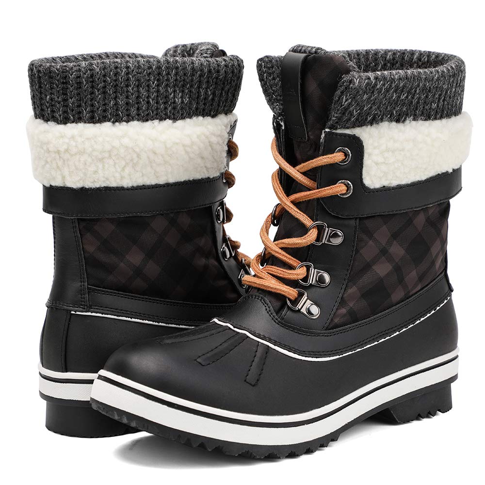 ALEADERWomen's Fashion Waterproof Winter Snow Boots
