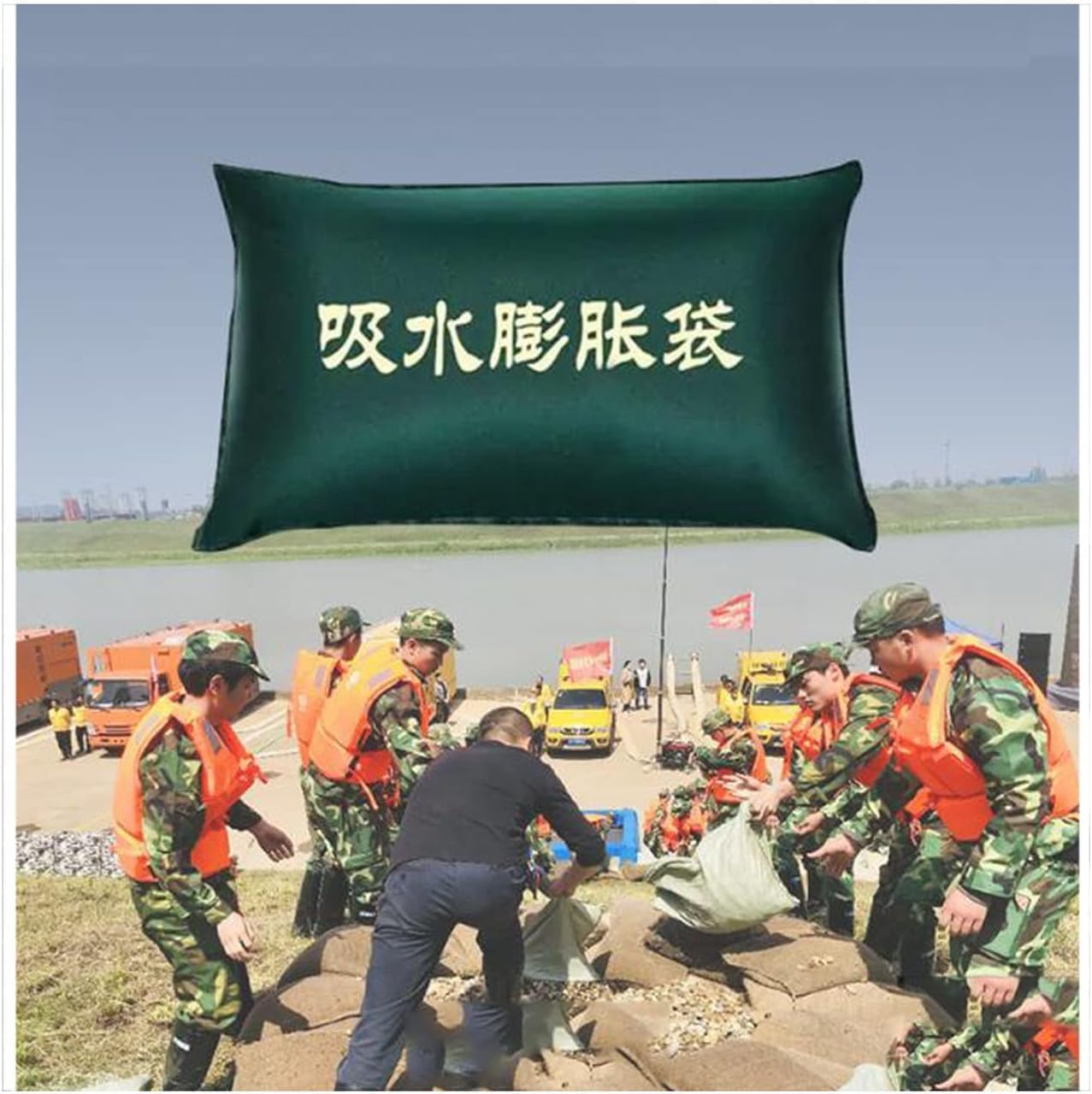 Emergency Sandbags - Water Barrier Flood Bags for Flooding, 10 Pack ...