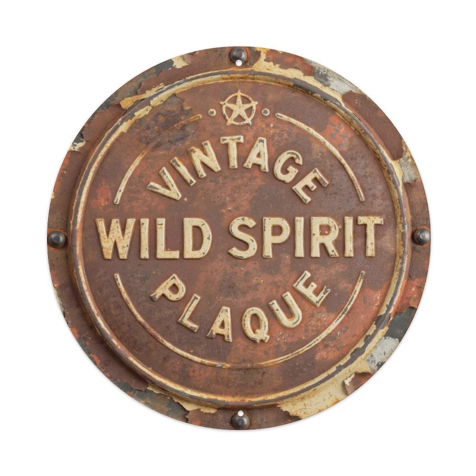 Vintage-Wild-Spirit-Plaque Metal Tin Sign Plaque