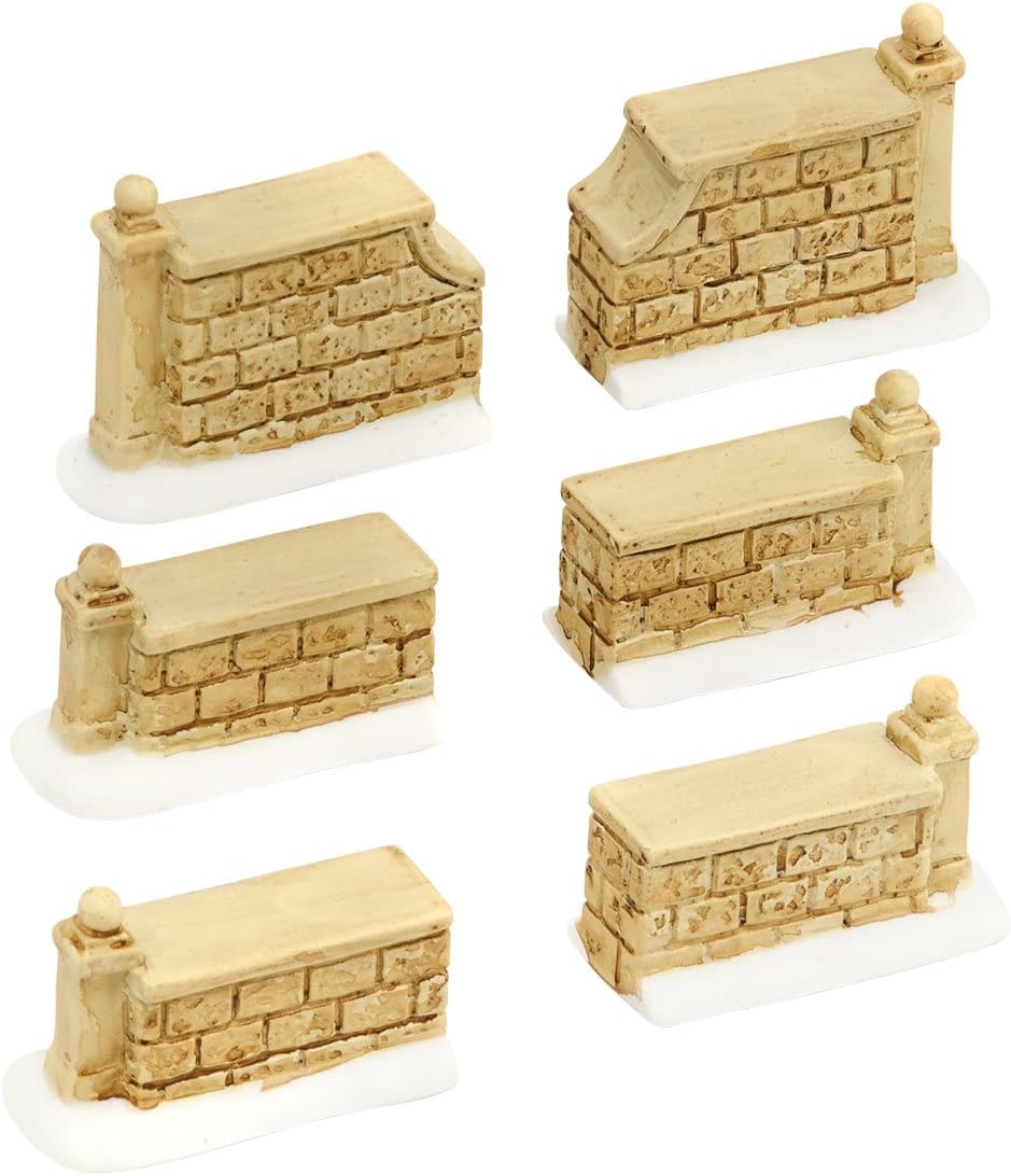 Department 56 Accessories for Villages Tudor Gardens Wall Set Accessory Figurine, 0.79 inch