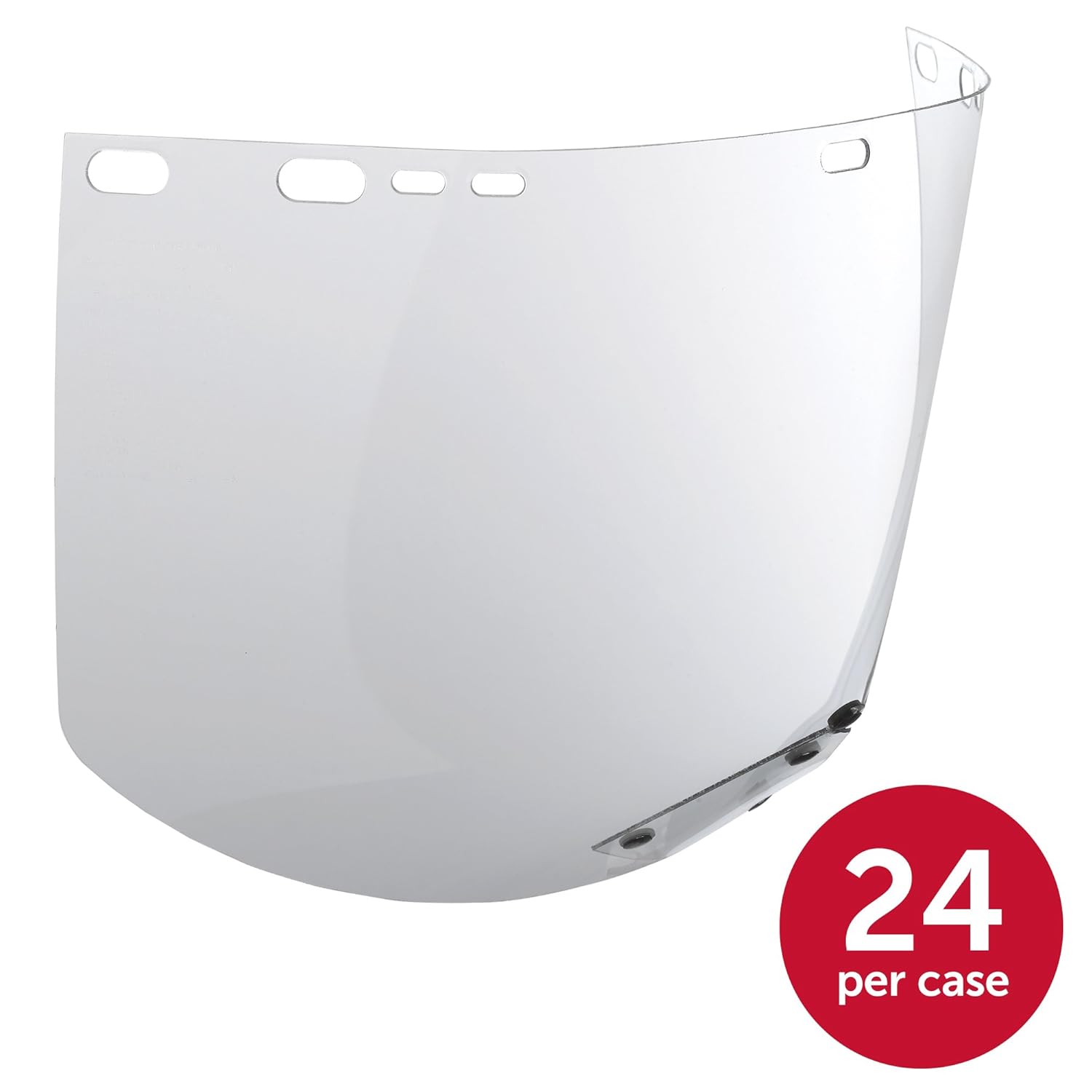 Jackson Safety F30 Acetate Face Shield, 9" x 19", Clear, Reusable Face Protection, 24 Shields/Case, 29060