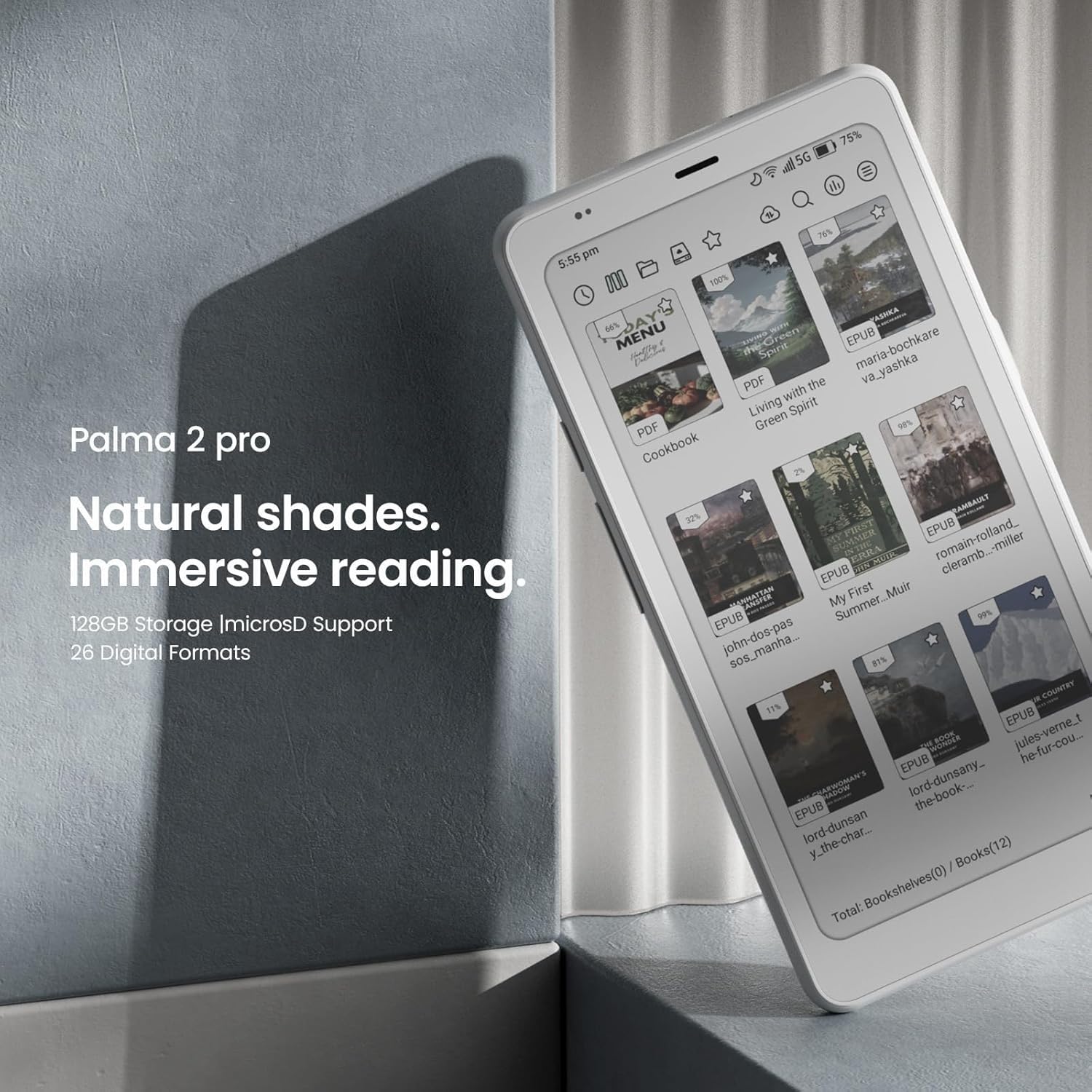 Amazon.co.jp: BOOX Palma2 Pro Mobile ePaper eBook Reader 8G 128G