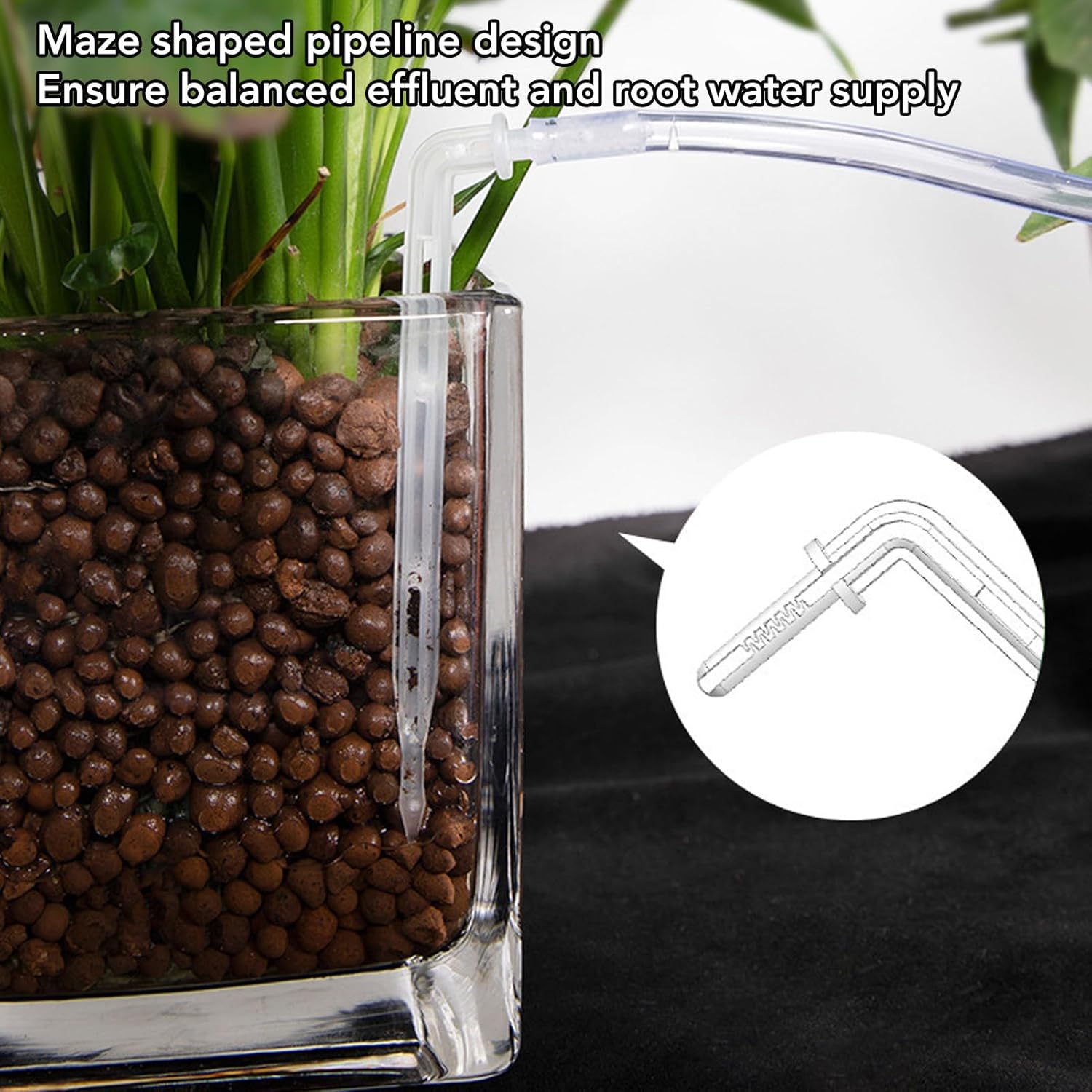 Garosa Automatic Drip Irrigation Kit, Solar Pump, Programmable Water Timer, Water Saving System for Indoor Potted Plants with Digital Display