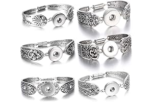 Snap Bracelet for Vintage Engraved Snap Buttons