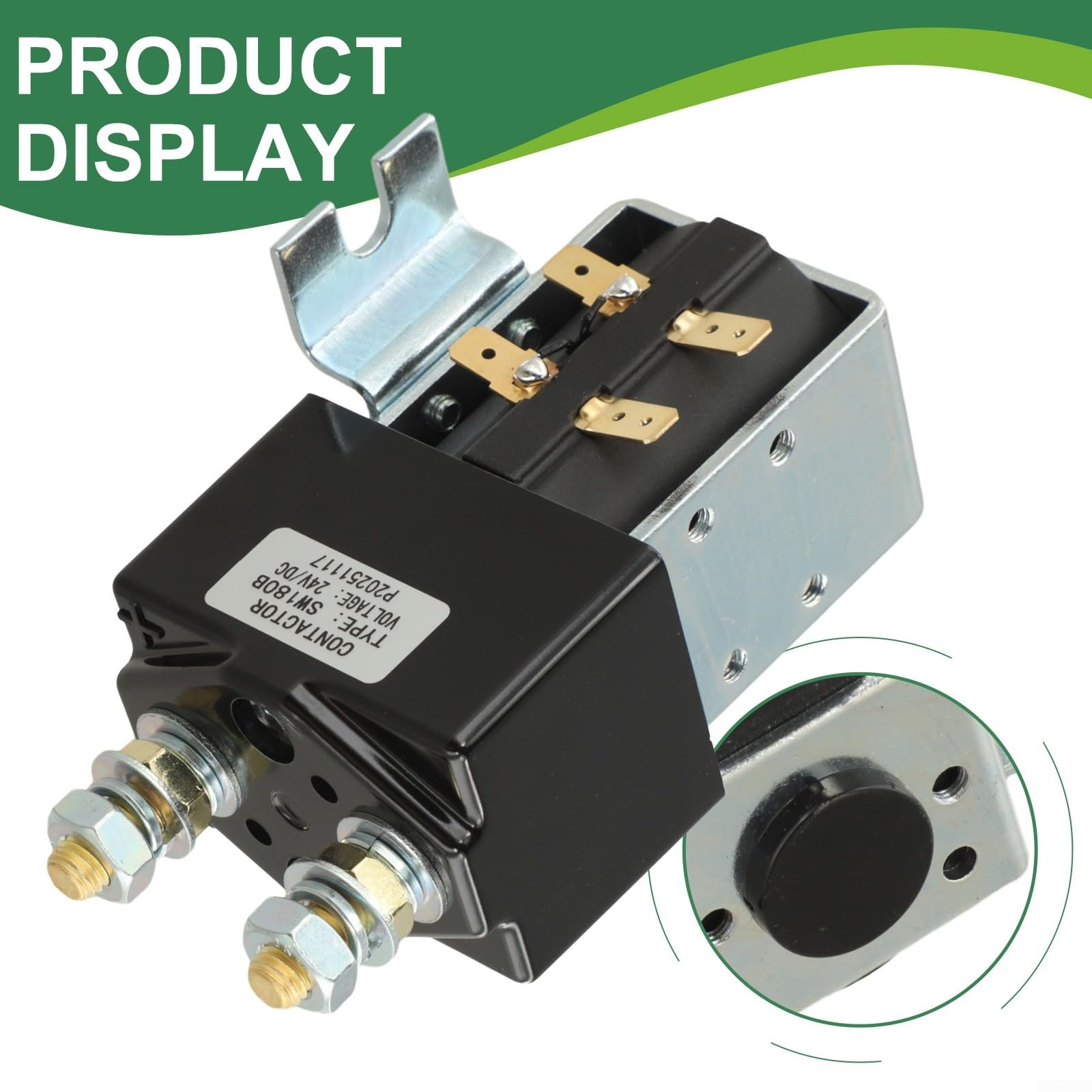 Relè solenoide contattore 24V SW180, compatibile con SW180-4, SW180-283, SW180B-751, interruttore elettrico controllo affidabile (modello domestico)