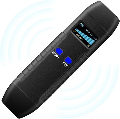 Hidden Camera Detector GPS Tracker Detector, RF Bug Sweeper Listening Device Detector for Car, Hotel, Meeting Protect Your Privacy