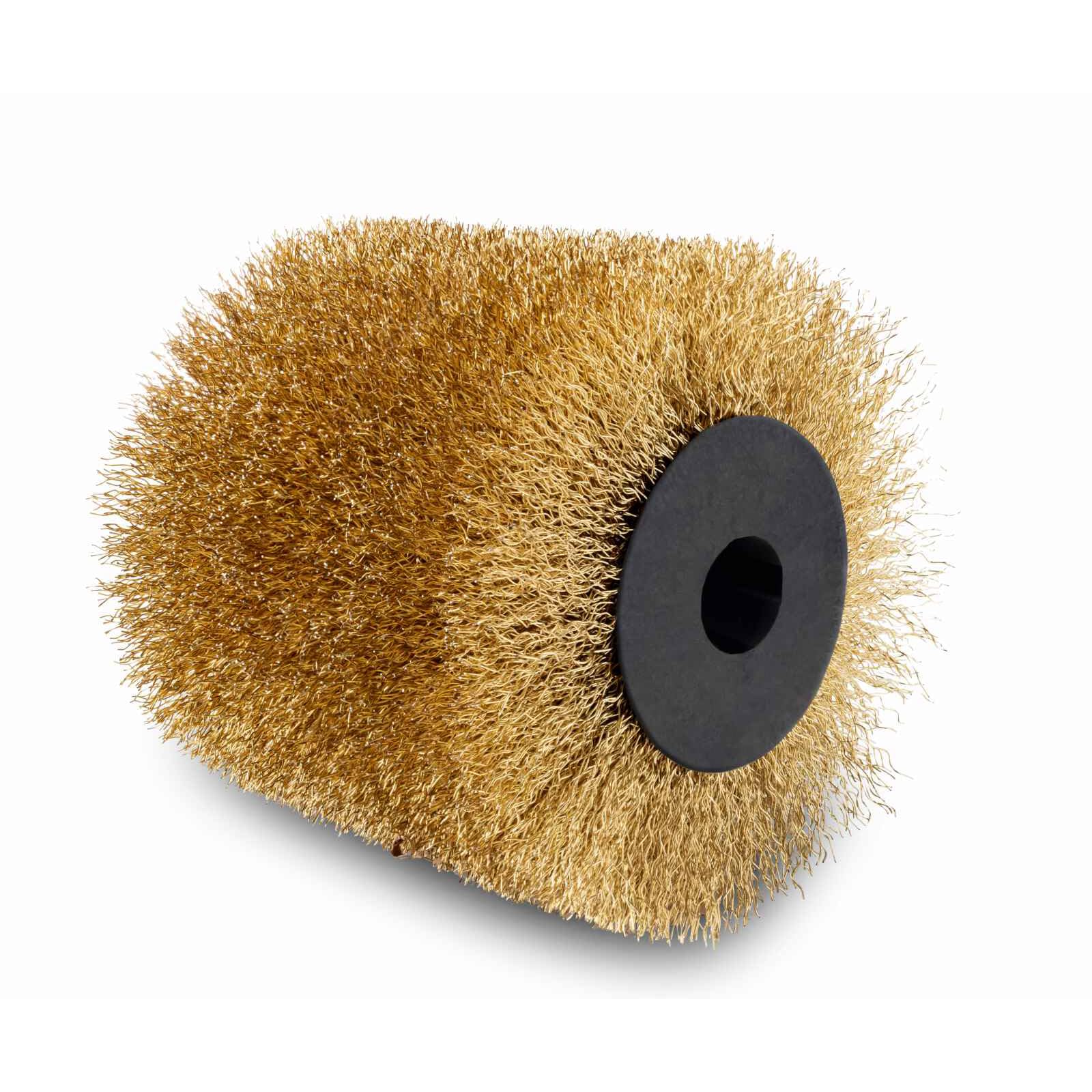 Scheppach MRS1300 Brass Wire Brush, 120x100mm, Surface Cleaning & Light Rust Removal Brush, Compatible with MRS1300 Universal Sander โ image 1