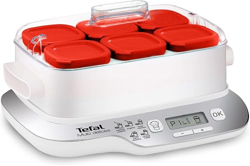 Tefal - Multi Delices Express yogurtiera 6 vasi formato compatto - Rosso - 2