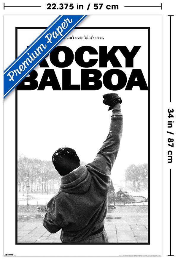 Rocky Balboa (2006) - One Sheet Wall Poster, 34L" x 22.4W", Premium Unframed Version by Trends International - Used condition - Image 3