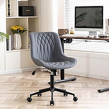 كرسي يونايك متقاطع صغير من رياض جروب بتصميم مريح ودوار قابل للتعديل - أرجواني رمادي