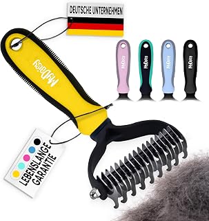 MYDAISY Hundebürste Unterwolle, Hundebürste Langhaar Unterwolle, Katzenbürste Langhaar, Hundekamm, Unterfellbürste Katze, Hunde Bürste, Unterfellbürste Hunde, Hundekamm Langhaar